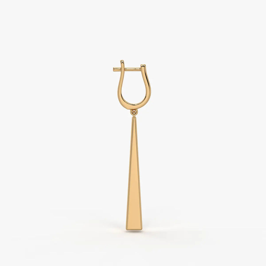 Avenyx Taper Drop Hoop Earrings
