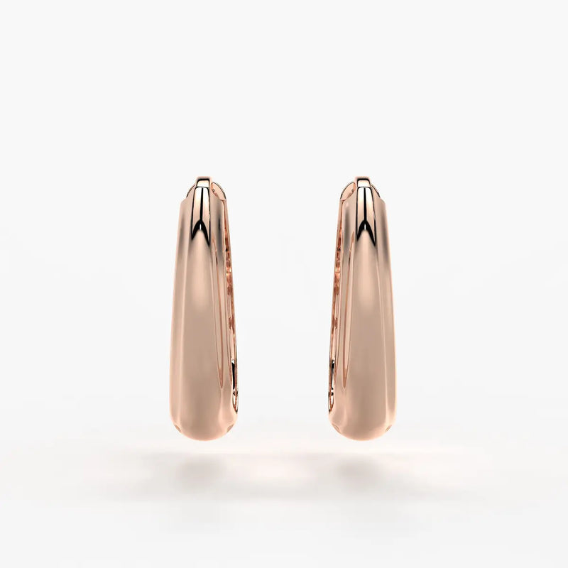 Cymora Dome Hoop Earrings