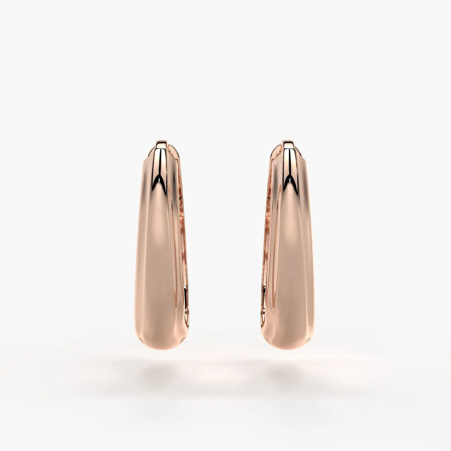 Cymora Dome Hoop Earrings