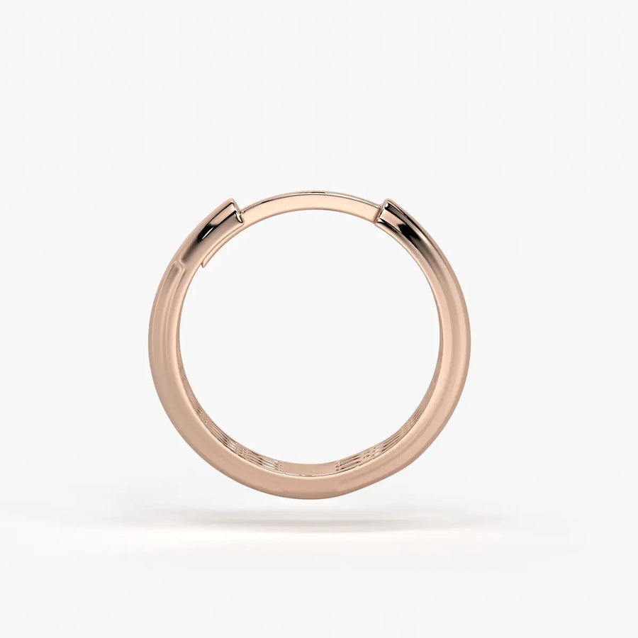 Cymora Dome Hoop Earrings
