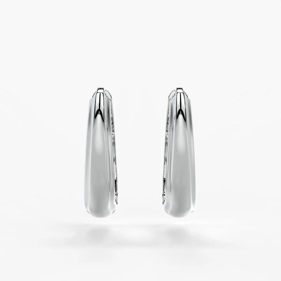 Cymora Dome Hoop Earrings