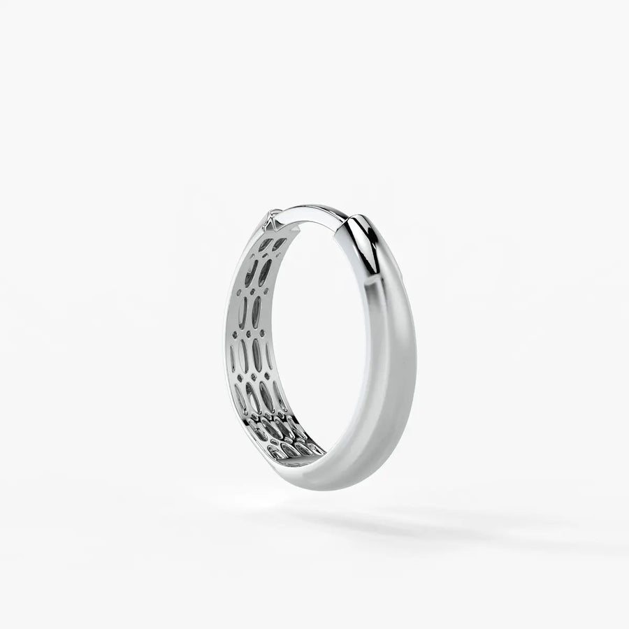 Cymora Dome Hoop Earrings
