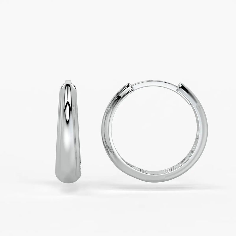 Cymora Dome Hoop Earrings