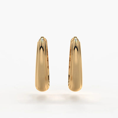 Cymora Dome Hoop Earrings