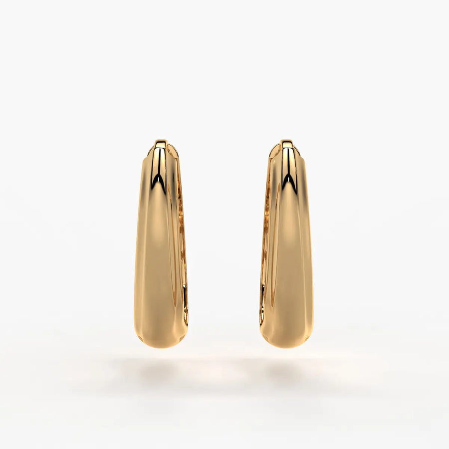 Cymora Dome Hoop Earrings