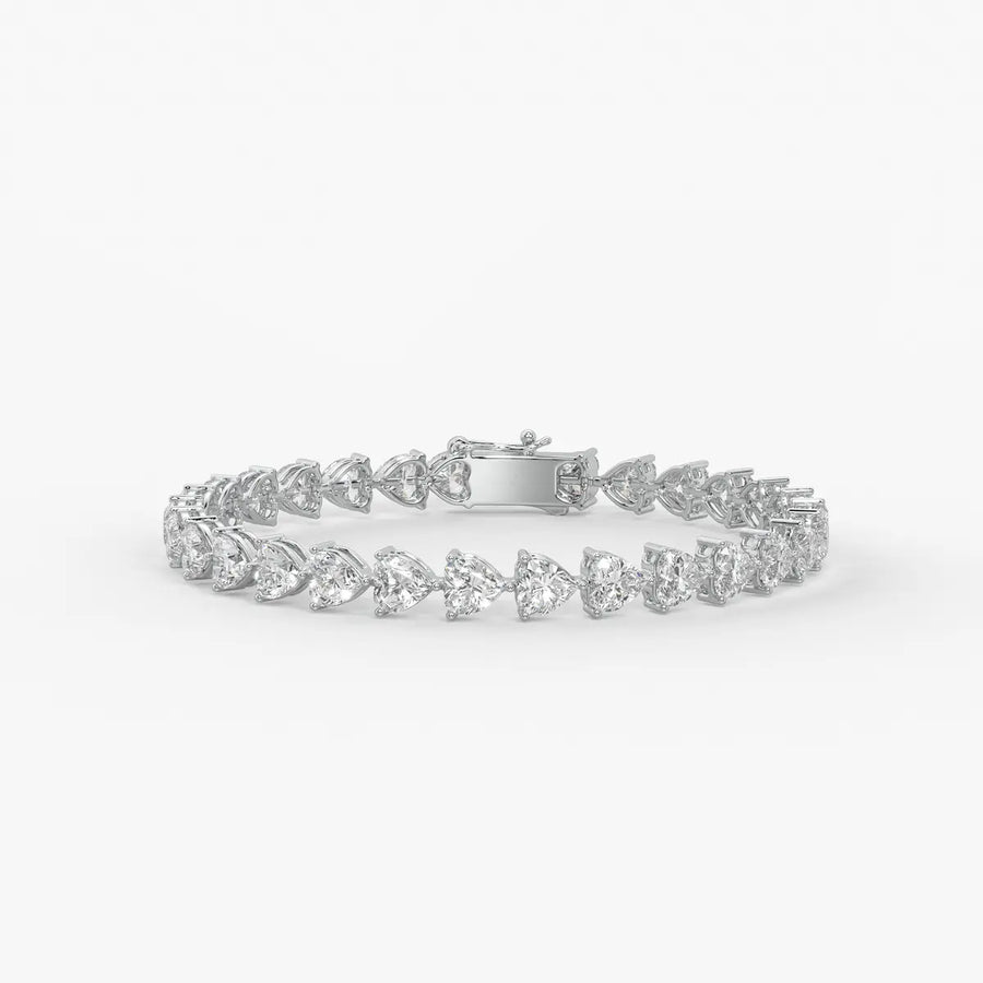 Triselle Heartline Tennis Bracelet
