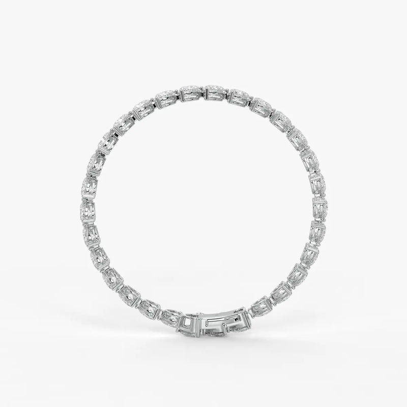 Triselle Heartline Tennis Bracelet