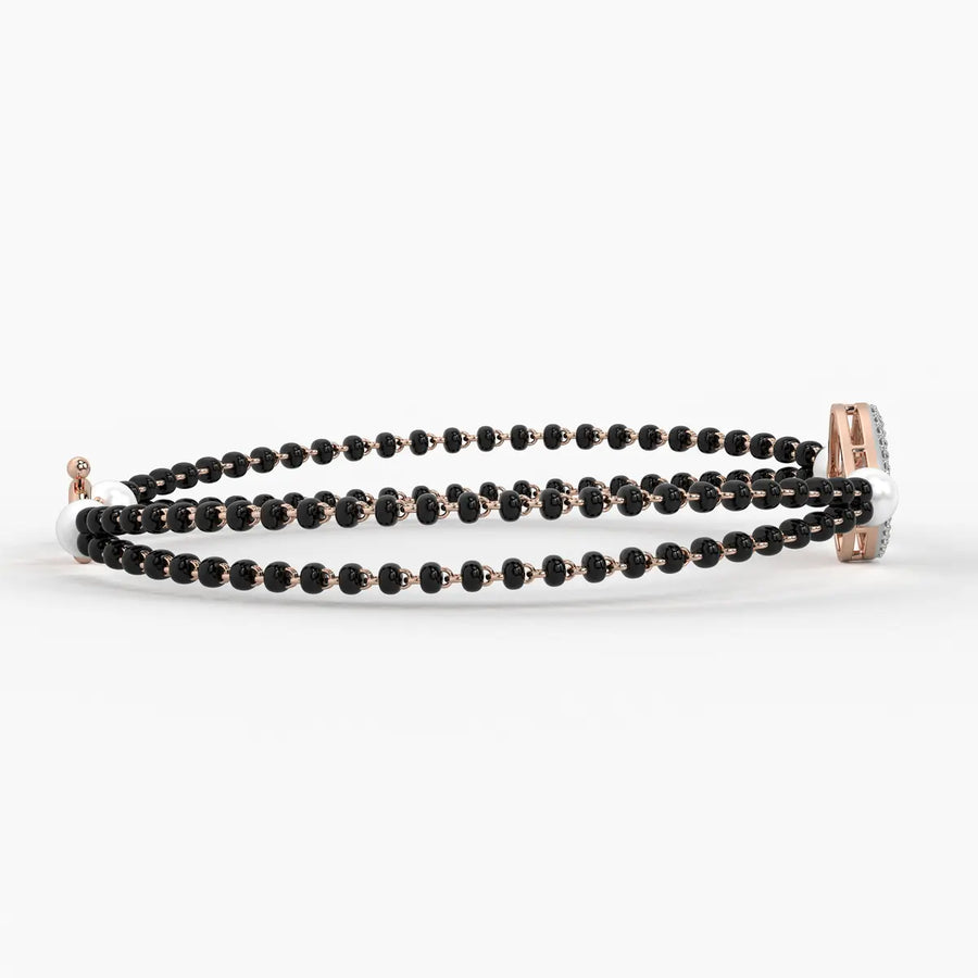 Elysia Dual-Strand Mangalsutra Bracelet