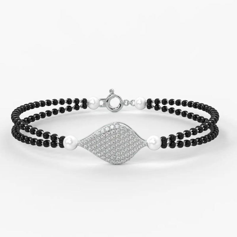 Elysia Dual-Strand Mangalsutra Bracelet