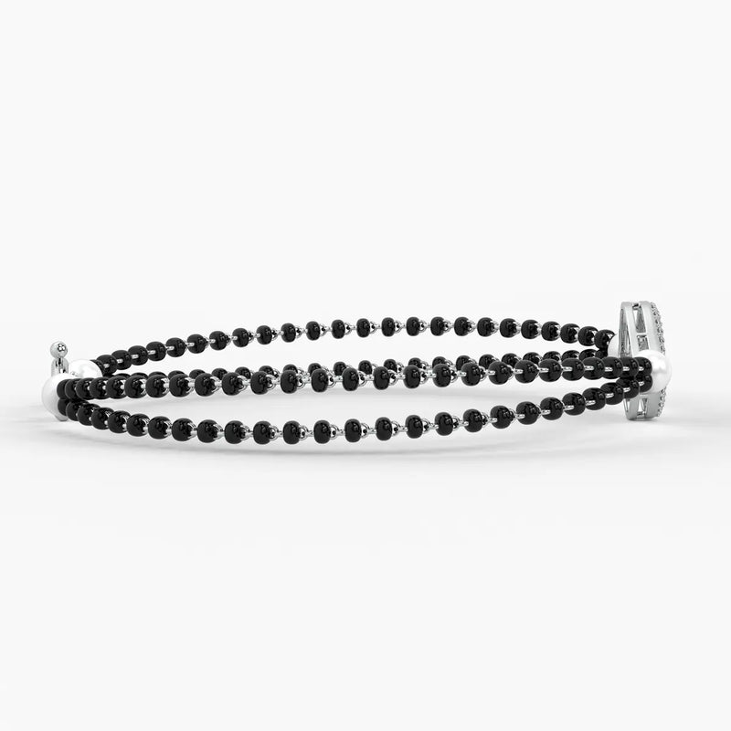 Elysia Dual-Strand Mangalsutra Bracelet