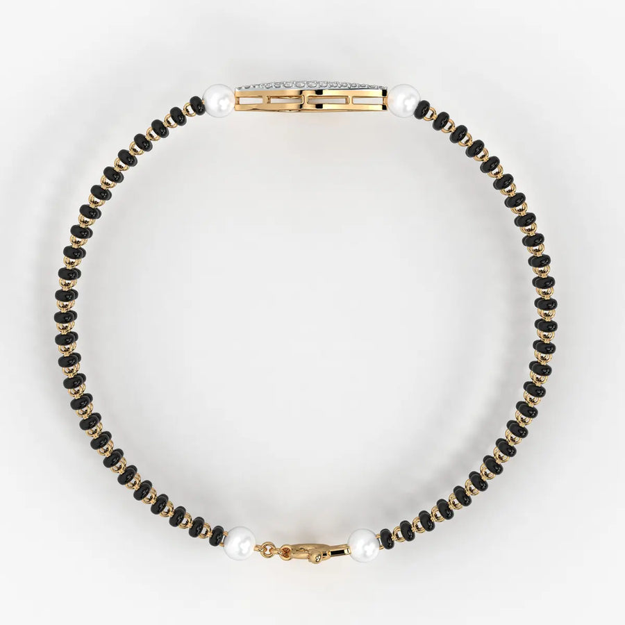 Elysia Dual-Strand Mangalsutra Bracelet