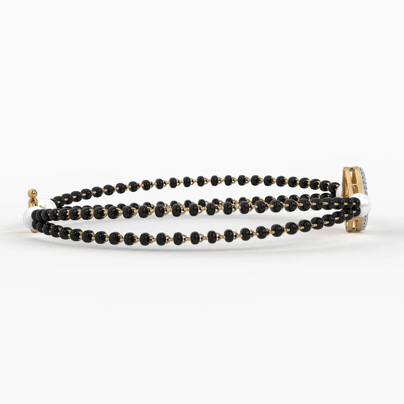 Elysia Dual-Strand Mangalsutra Bracelet