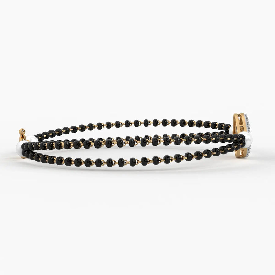 Elysia Dual-Strand Mangalsutra Bracelet
