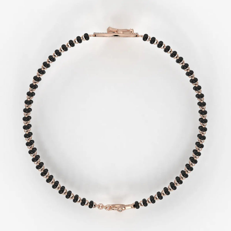 Blue Butterfly Mangalsutra Bracelet