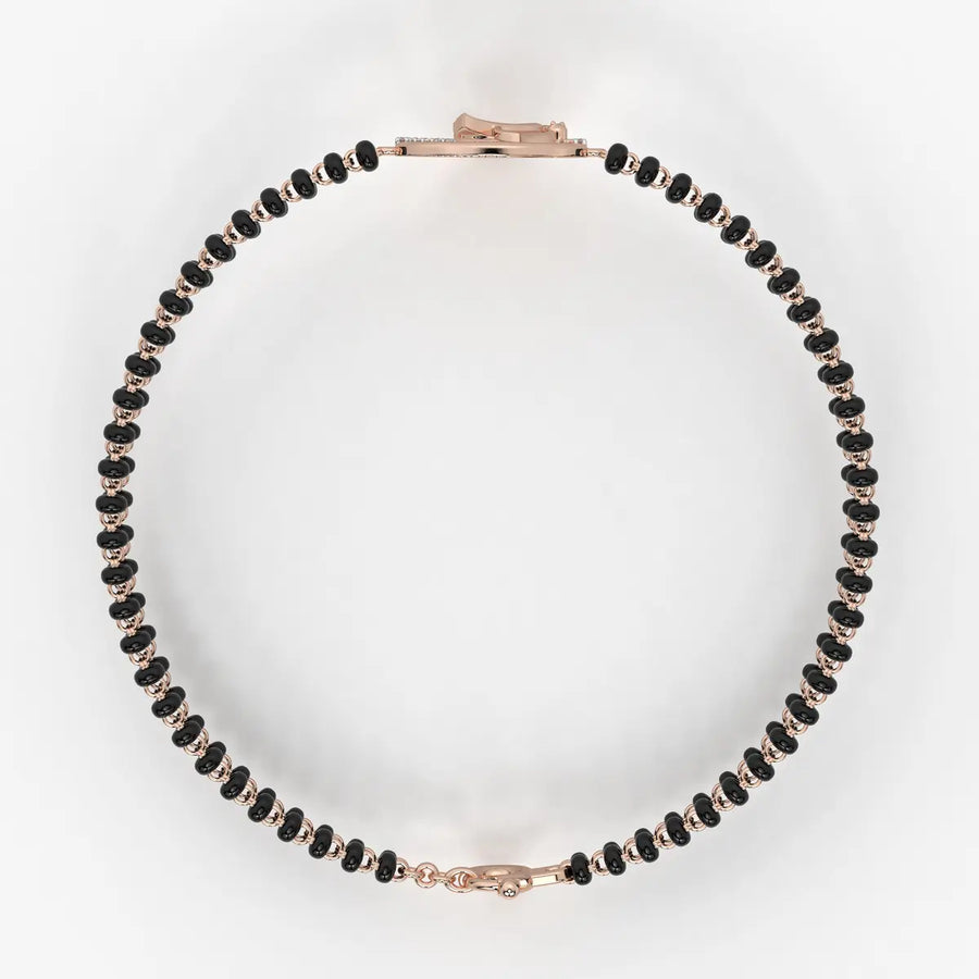 Blue Butterfly Mangalsutra Bracelet
