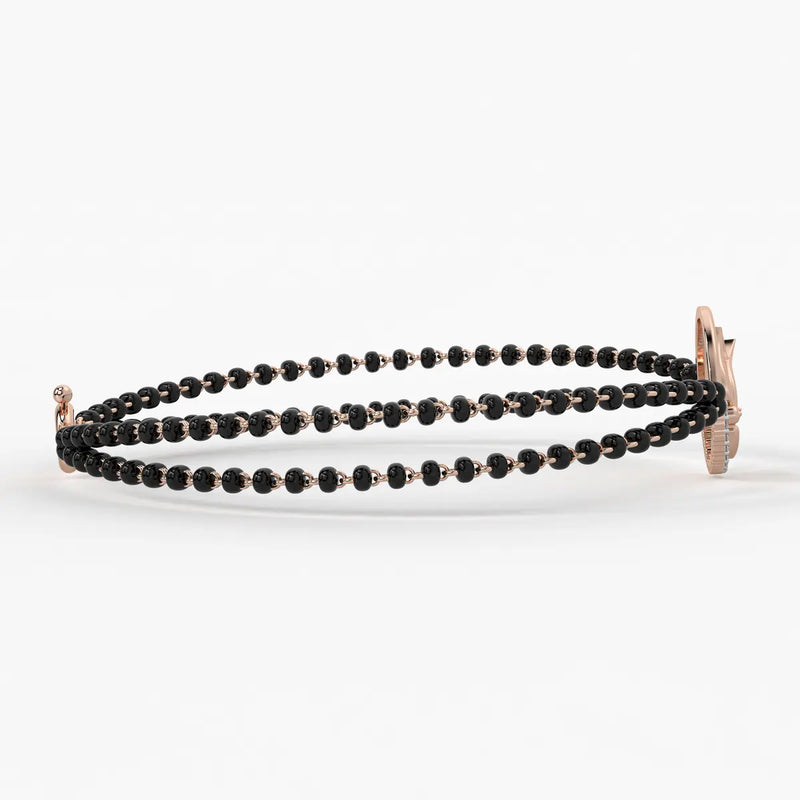 Blue Butterfly Mangalsutra Bracelet