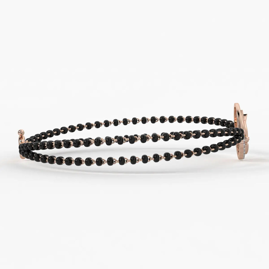 Blue Butterfly Mangalsutra Bracelet