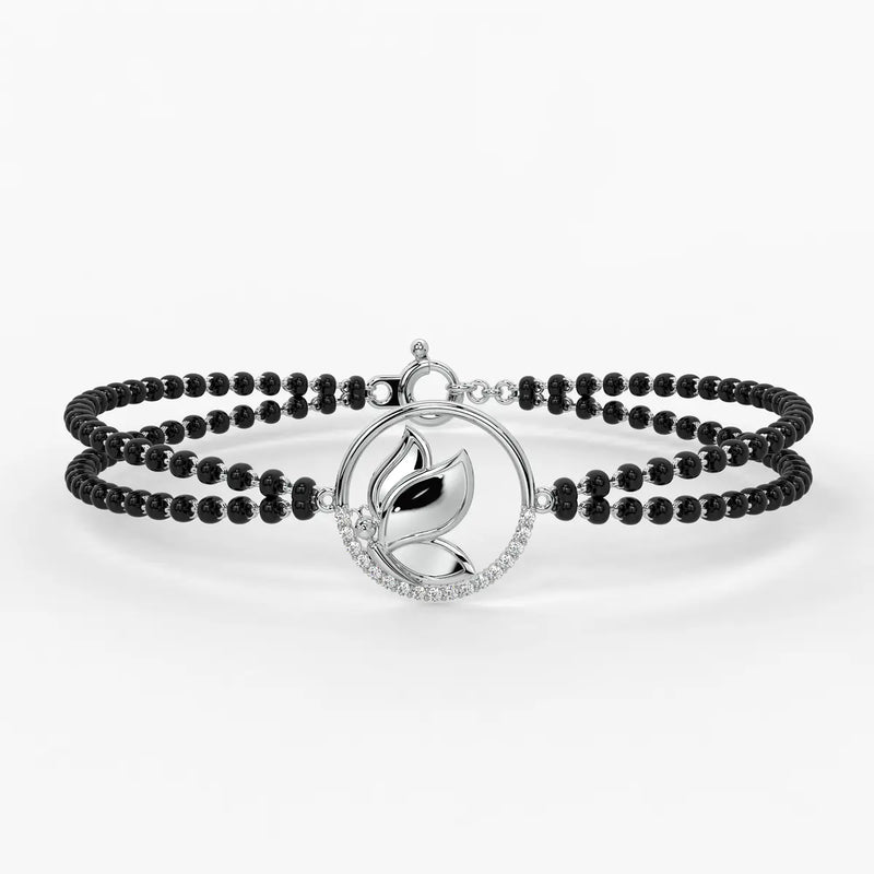 Blue Butterfly Mangalsutra Bracelet