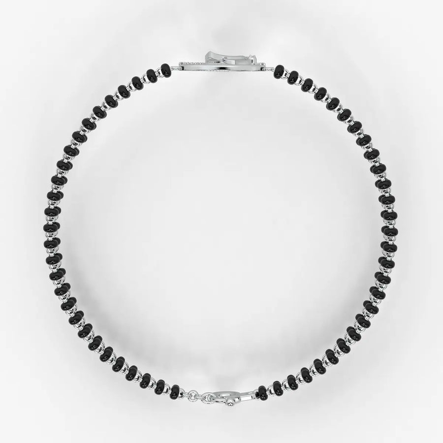 Blue Butterfly Mangalsutra Bracelet