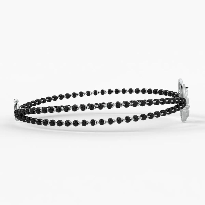 Blue Butterfly Mangalsutra Bracelet