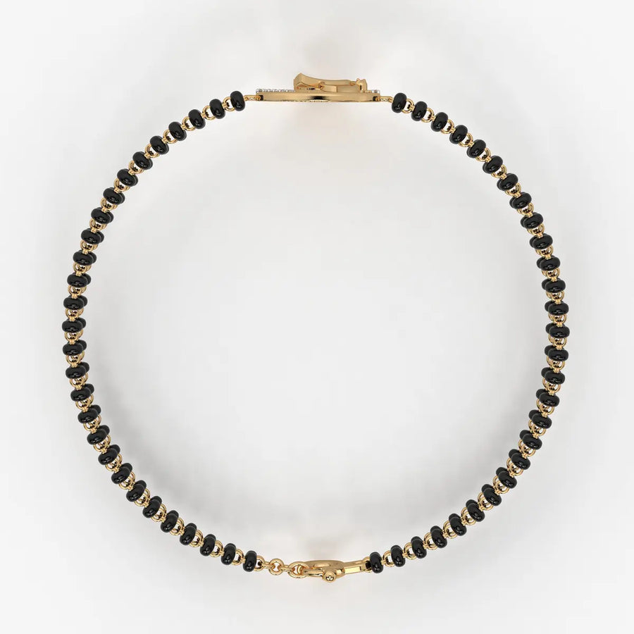 Blue Butterfly Mangalsutra Bracelet