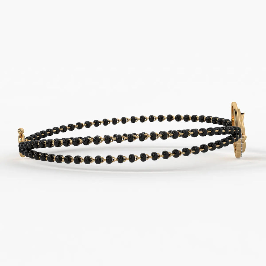 Blue Butterfly Mangalsutra Bracelet