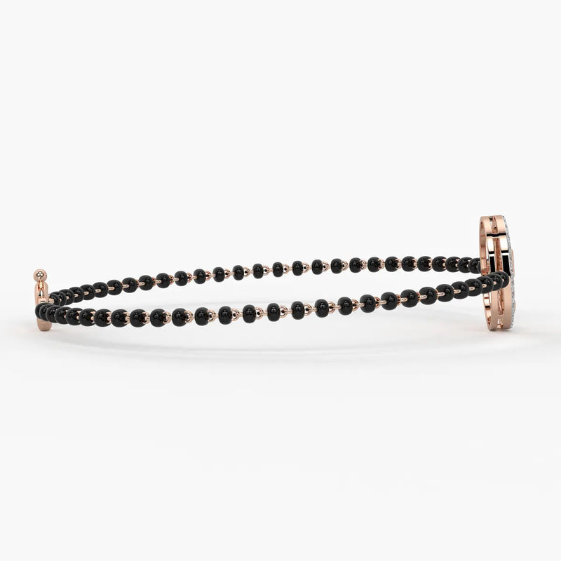 Auspicious Swastik Motif Mangalsutra Bracelet
