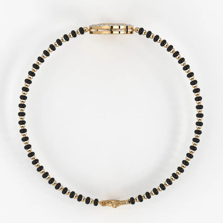 Auspicious Swastik Motif Mangalsutra Bracelet