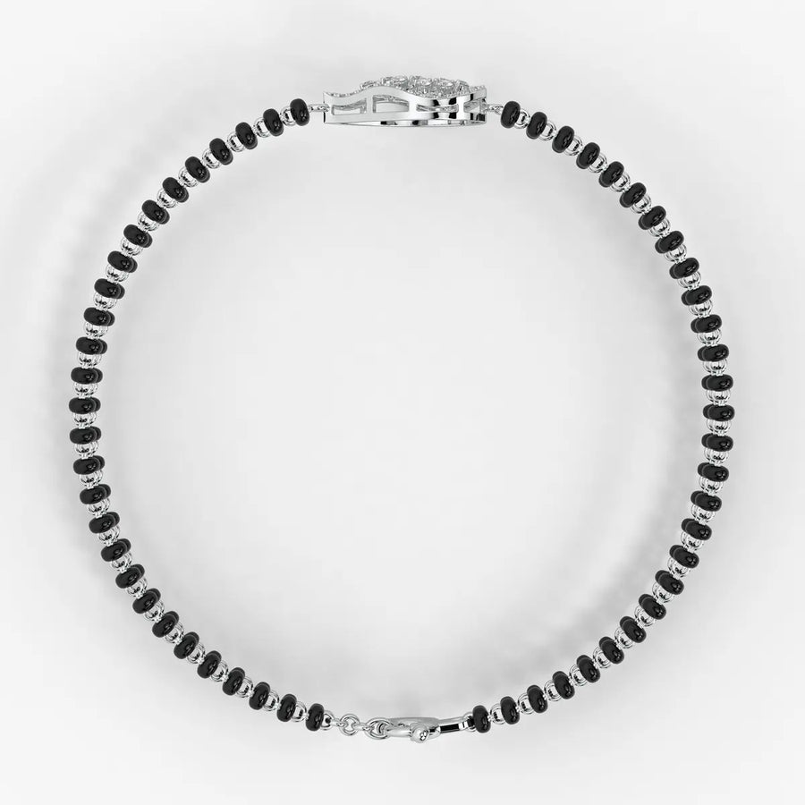 Luxe Oval Charm Mangalsutra Bracelet