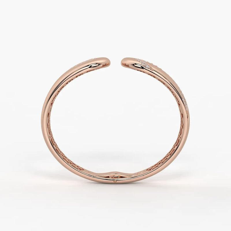 Dual Curve Open Cuff Bracelet
