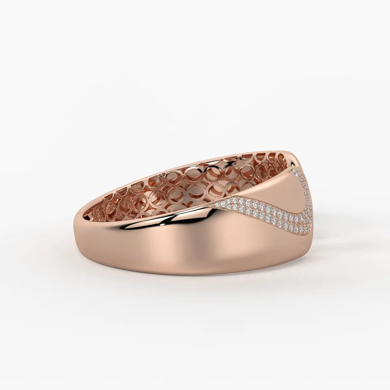 Dual Curve Open Cuff Bracelet