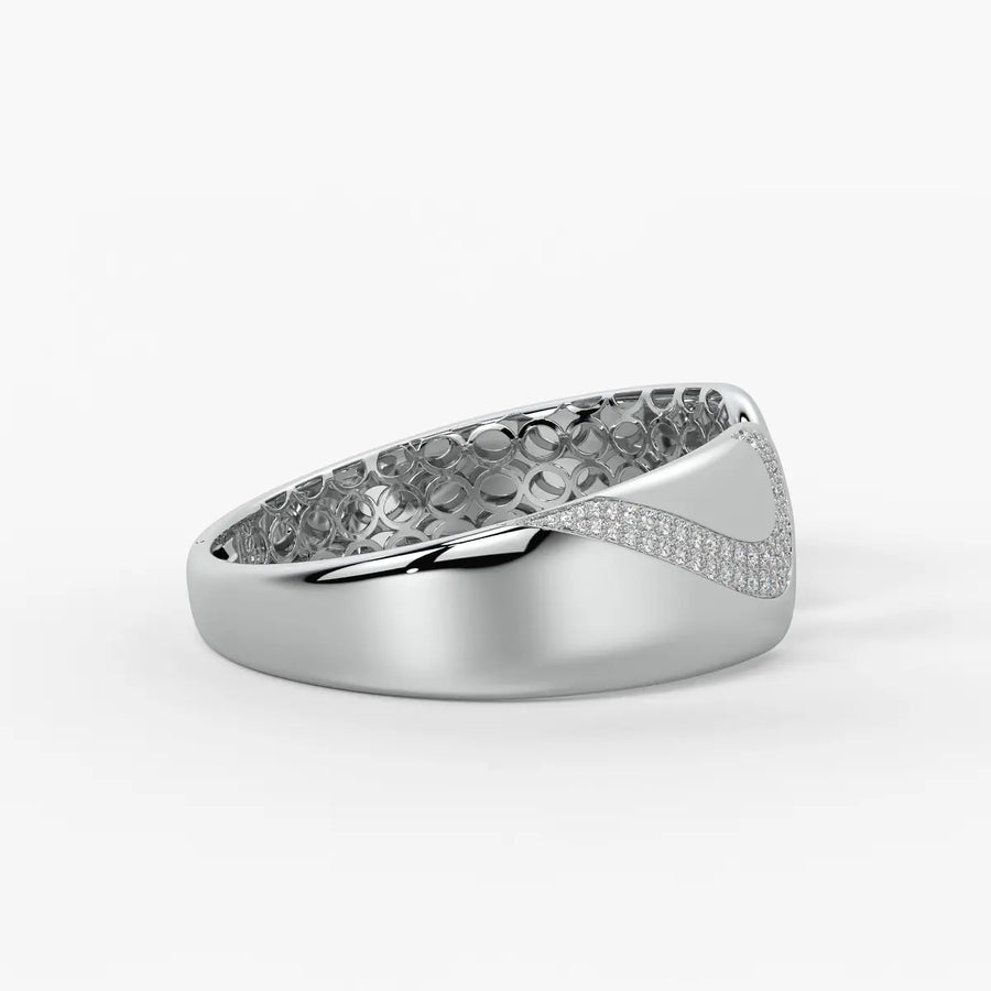 Dual Curve Open Cuff Bracelet