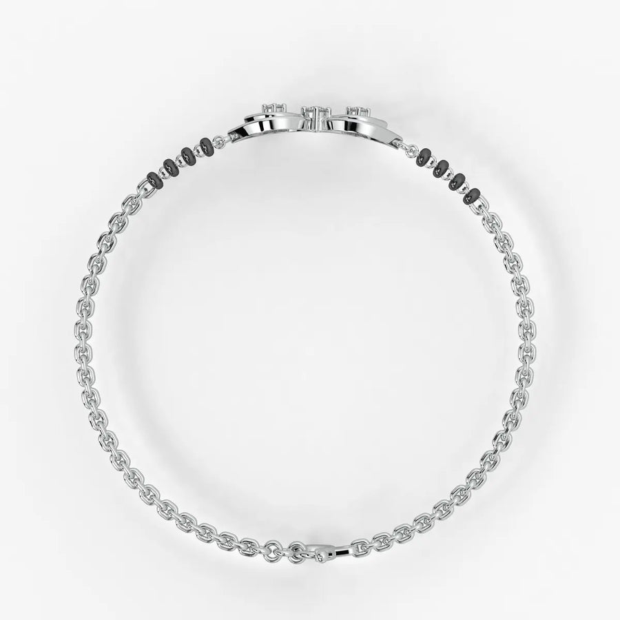 Gold Evil Eye Mangalsutra Bracelet