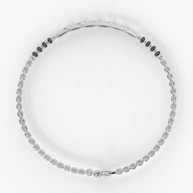 Garden Vine Geometric Mangalsutra Bracelet