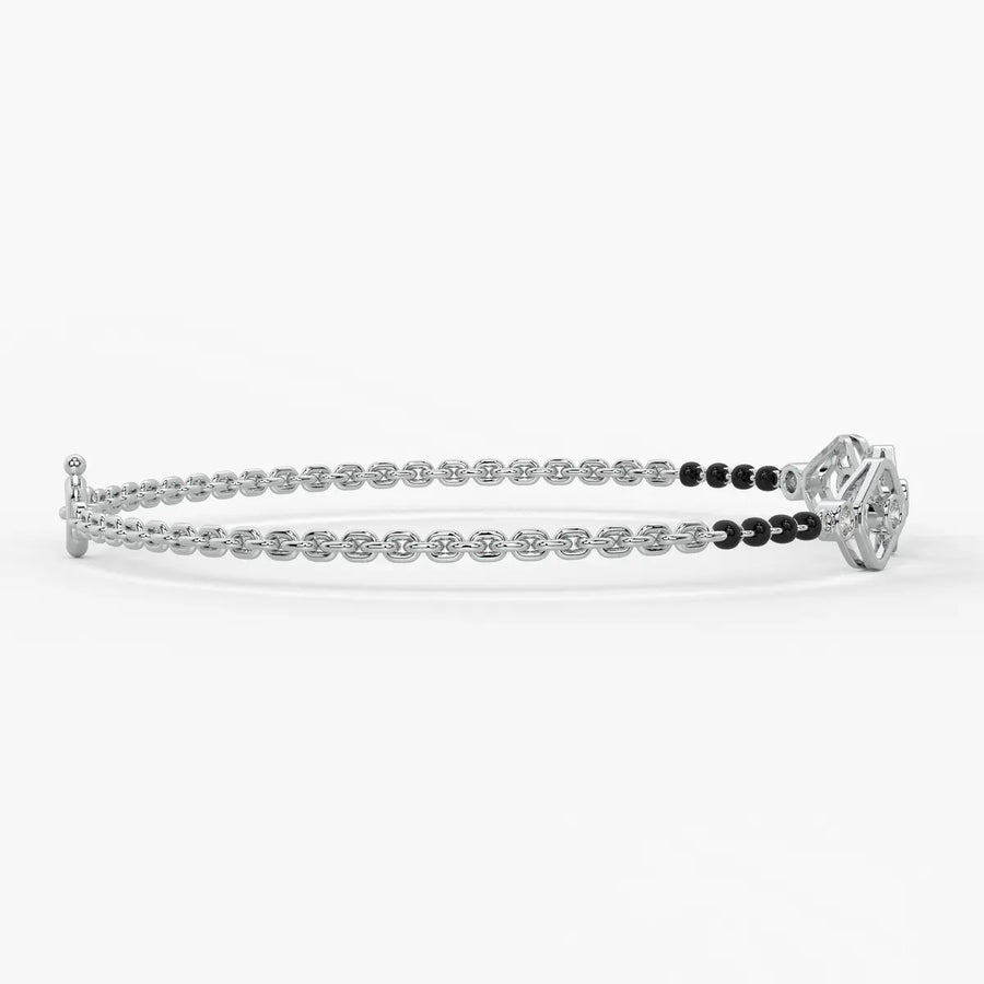 Milano-inspired Diamond Mangalsutra Bracelet
