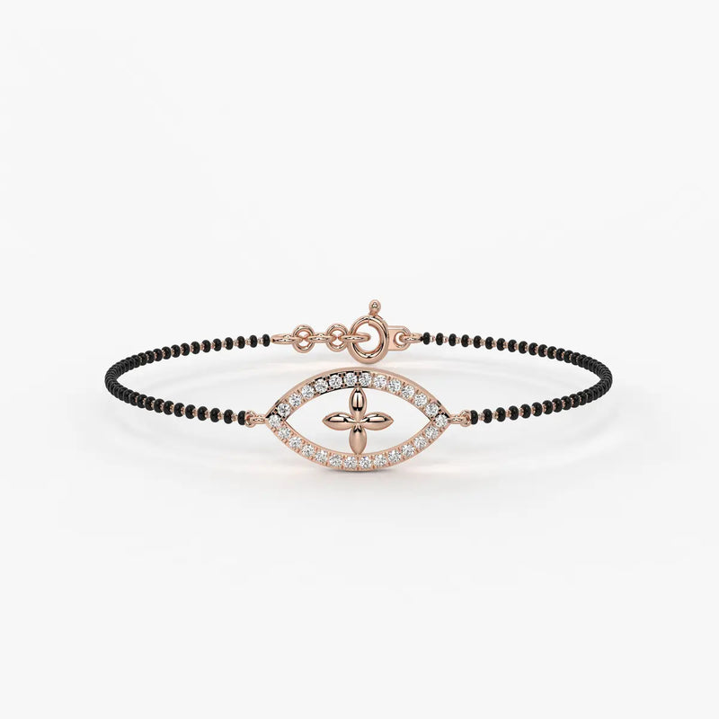 Evil Eye Motif Mangalsutra Bracelet