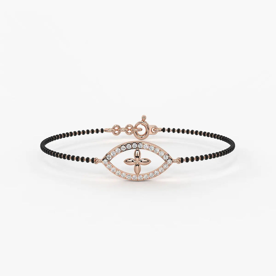 Evil Eye Motif Mangalsutra Bracelet