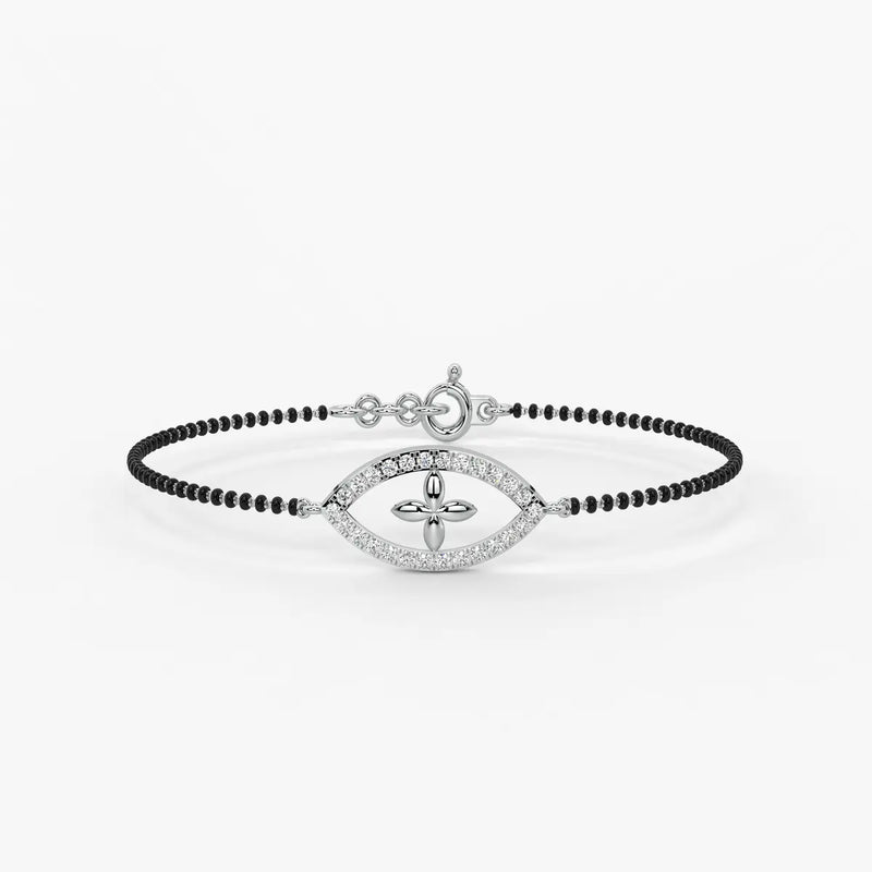 Evil Eye Motif Mangalsutra Bracelet