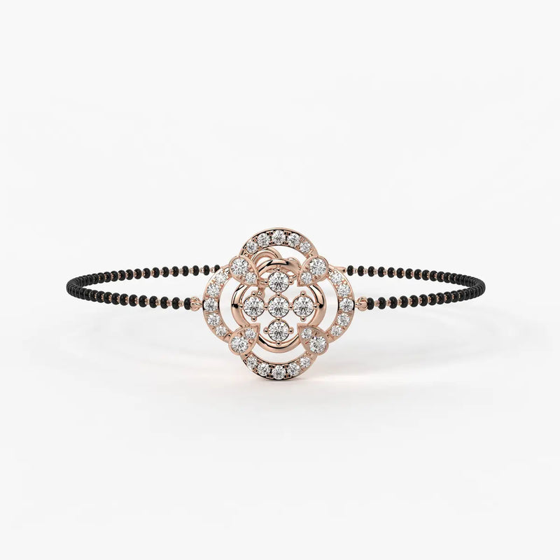 Bloom Flower Mangalsutra Bracelet