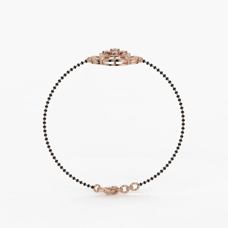 Bloom Flower Mangalsutra Bracelet