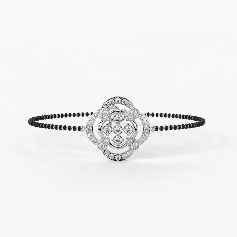 Bloom Flower Mangalsutra Bracelet