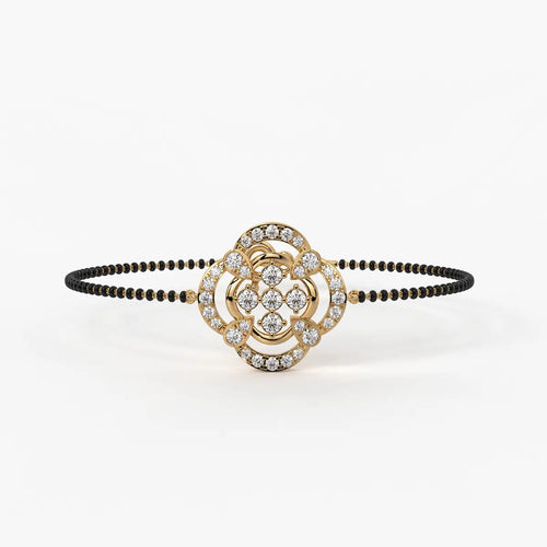 Bloom Flower Mangalsutra Bracelet