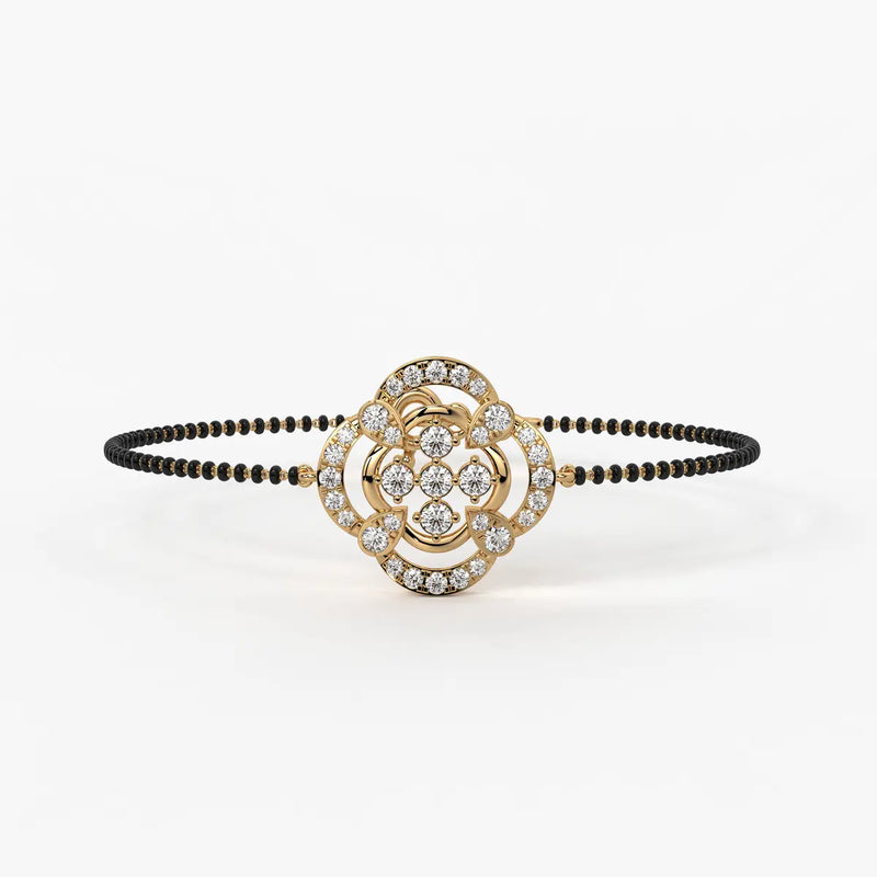 Bloom Flower Mangalsutra Bracelet