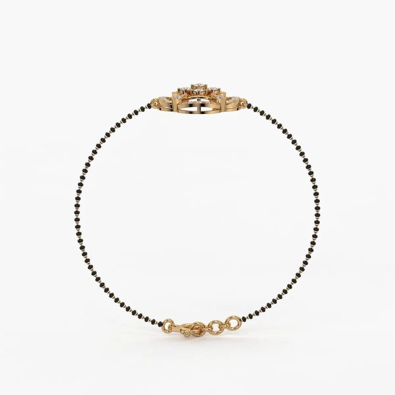 Bloom Flower Mangalsutra Bracelet