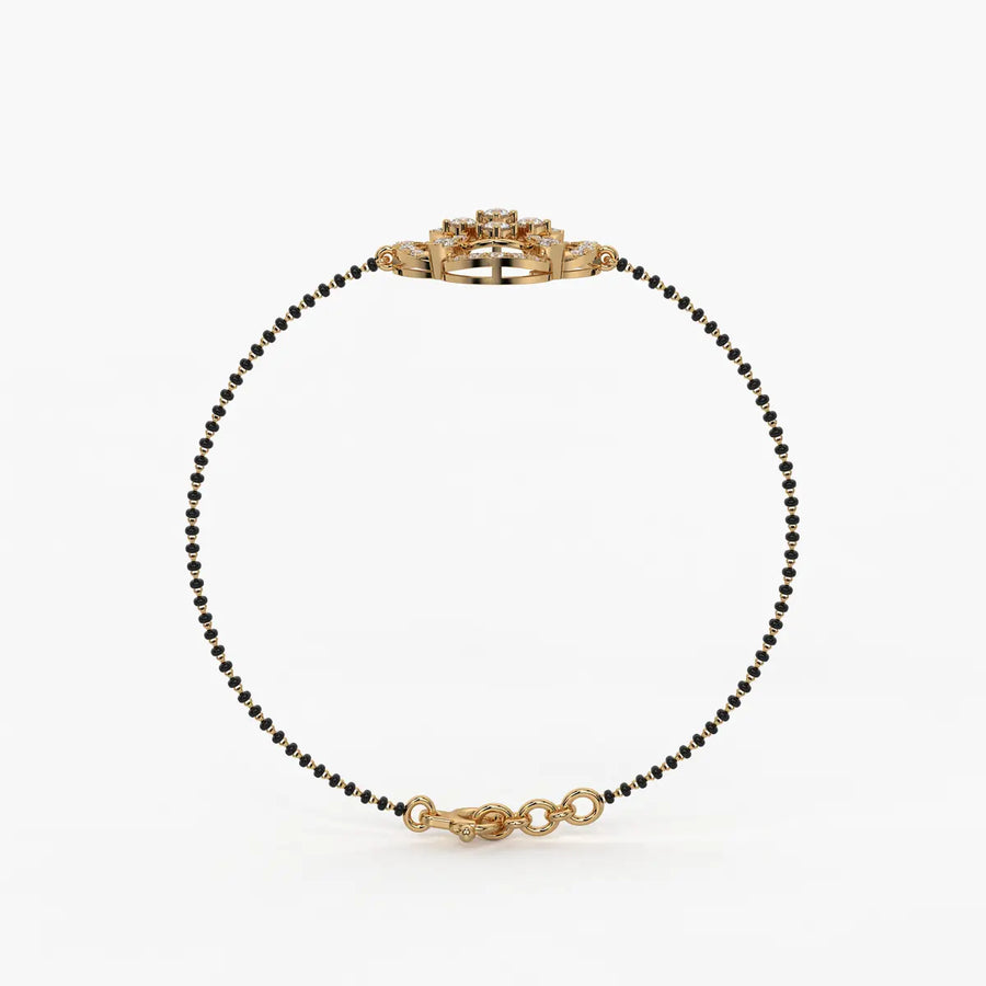 Bloom Flower Mangalsutra Bracelet