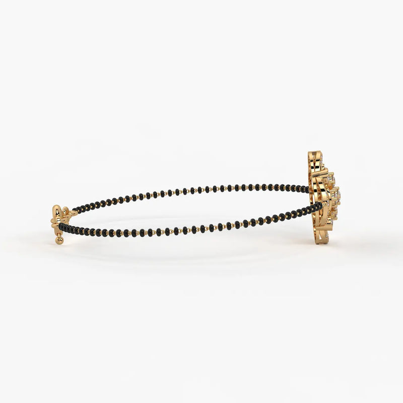 Bloom Flower Mangalsutra Bracelet