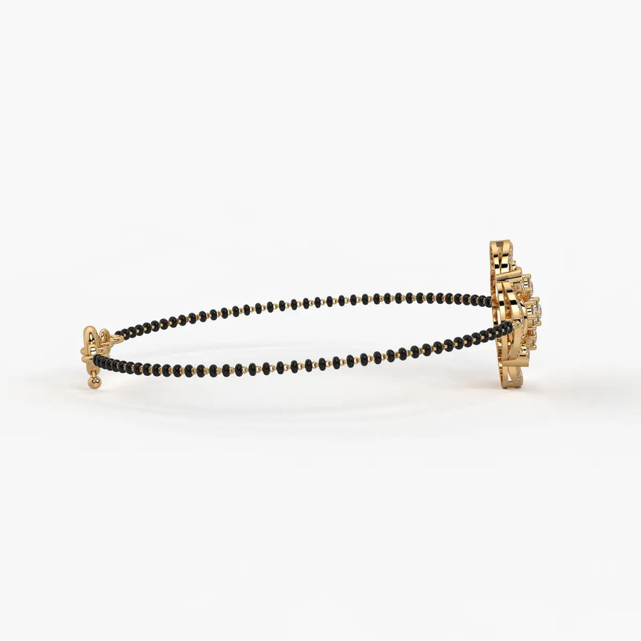 Bloom Flower Mangalsutra Bracelet
