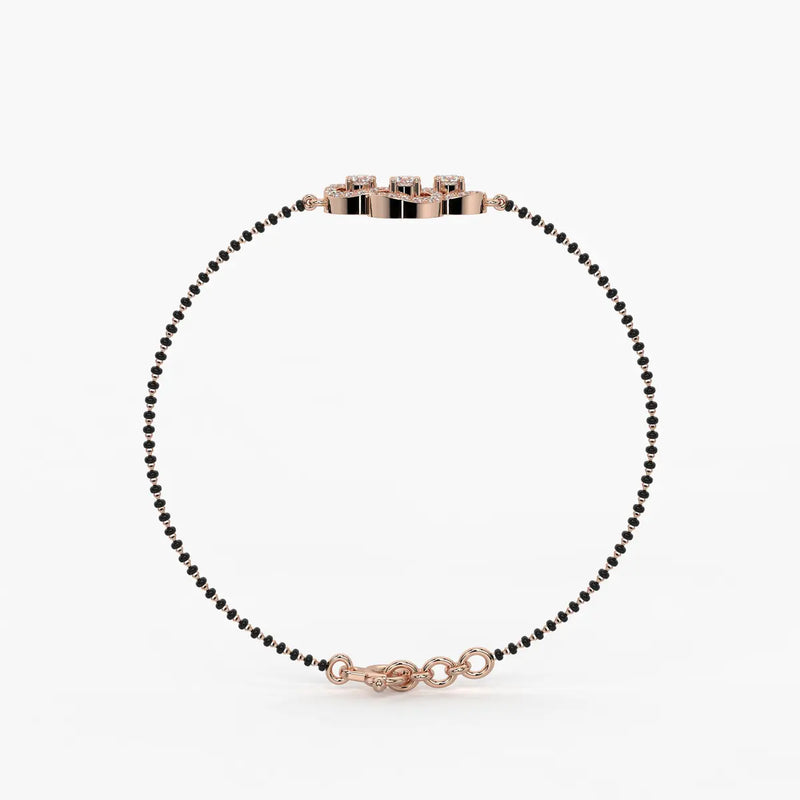 Trinity Circle Mangalsutra Bracelet