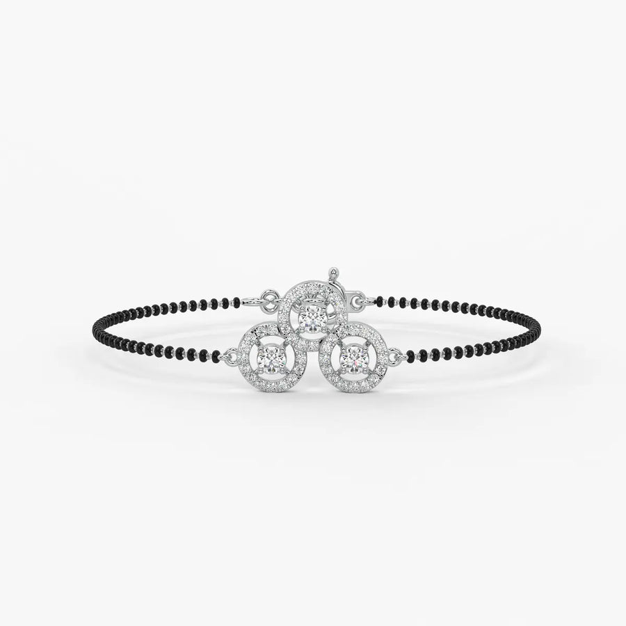 Trinity Circle Mangalsutra Bracelet
