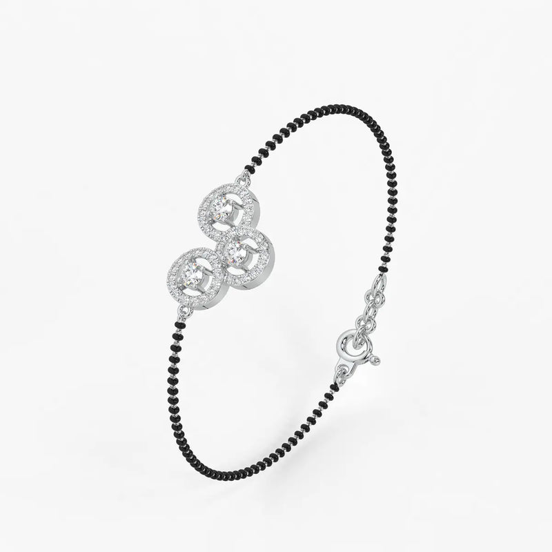 Trinity Circle Mangalsutra Bracelet